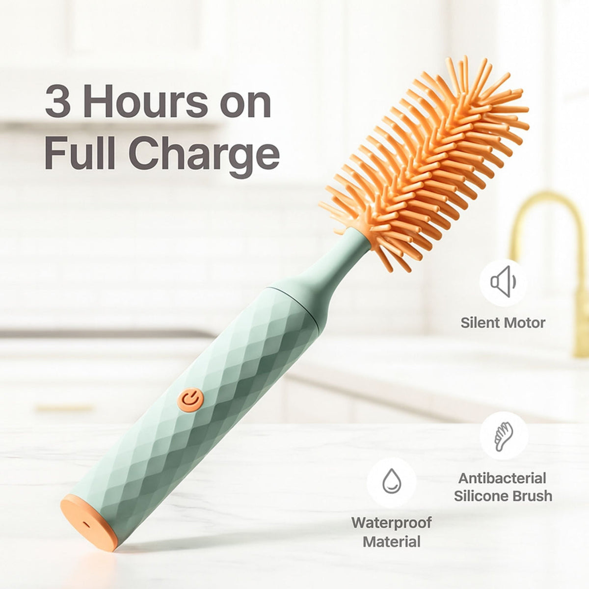 Brushë Elektrike për Pastrimin e Shisheve - Modeli 1