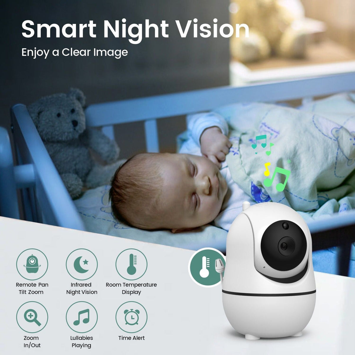 Kamerë Monitorimi - Video Baby Monitor Beam