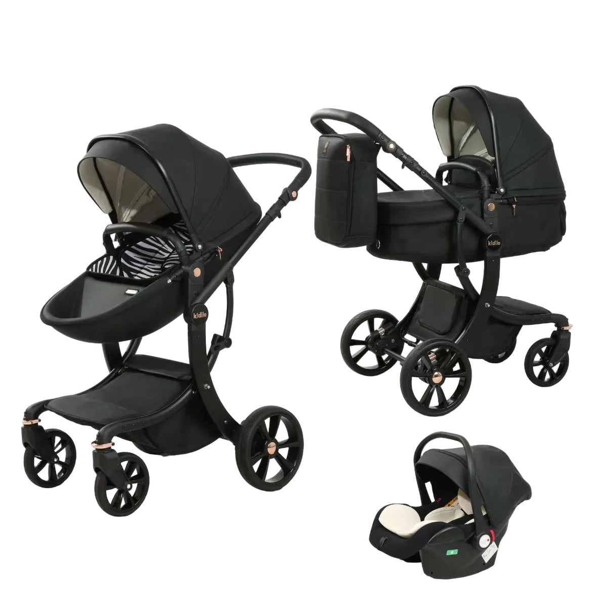 Karrocë Kidilo - Set 3në1 Siena