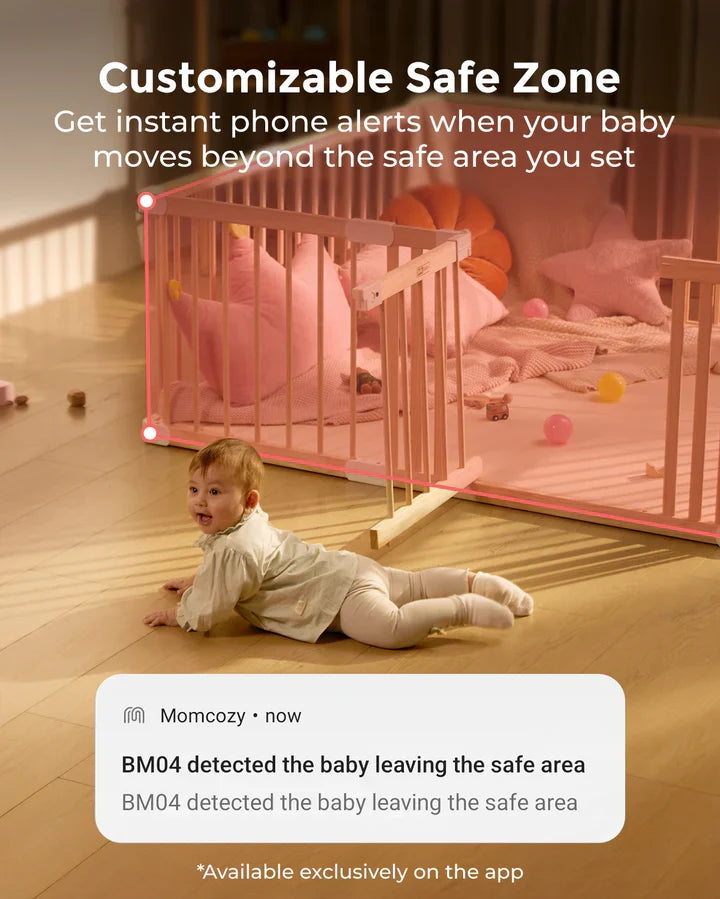 Momcozy BM04 / Me 2 kamera– Kamera Monitorimi Smart Wi-Fi për Foshnjë me Ekran 5″ dhe funksion Dual-Mode
