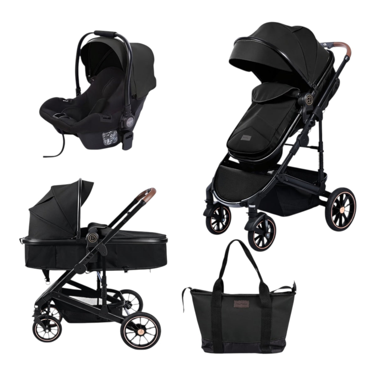 Karrocë Burbay - Set 3në1 H6 PU