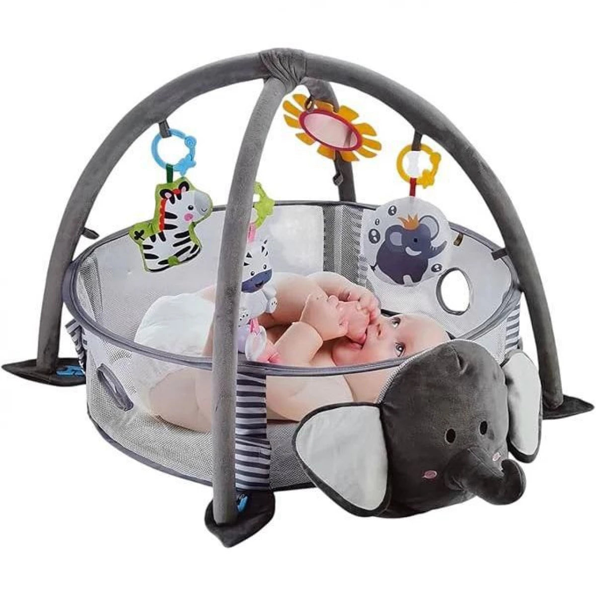 Baby Play Gym me Ball Pit – Tapet Lojërash për Bebe me Lodra dhe Topa