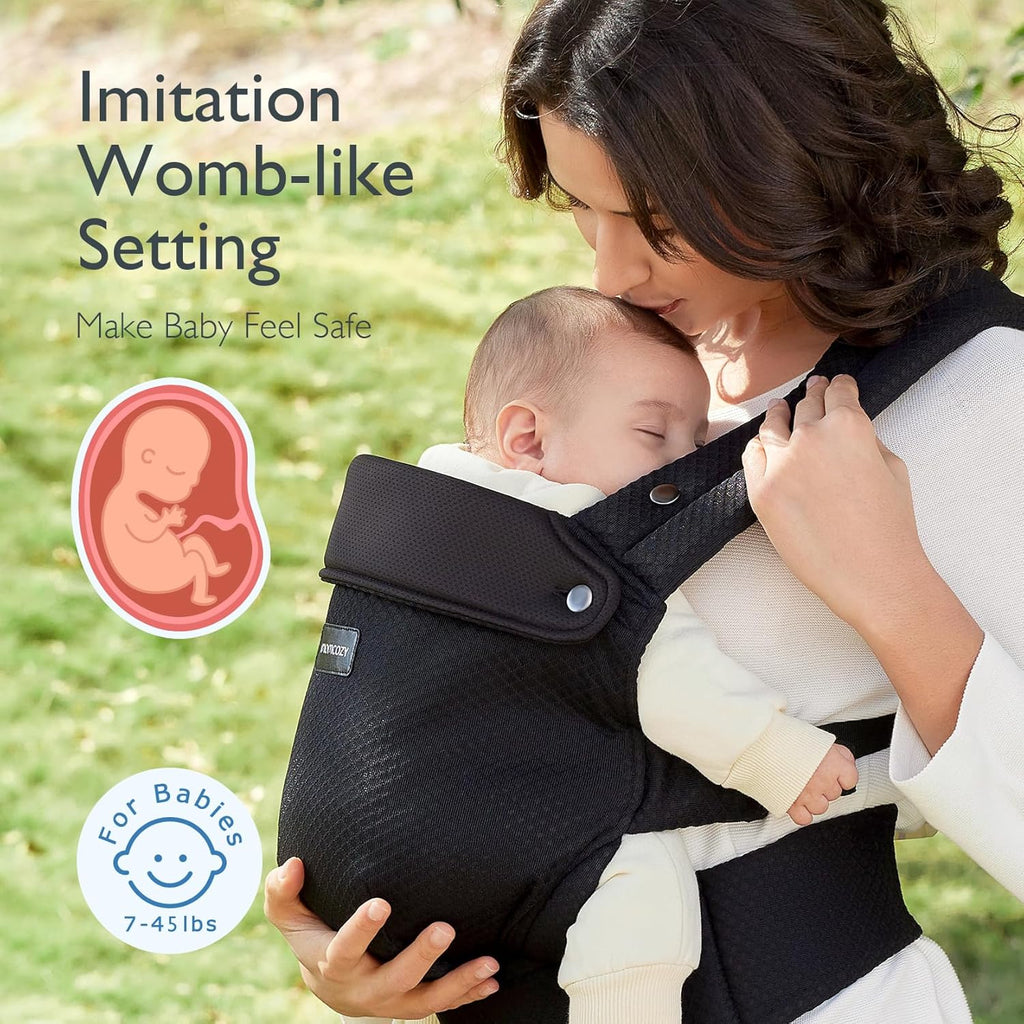Momcozy BC001 – Kangur - Mbajtës Ajrosës për Foshnjë, 3.5–20 kg