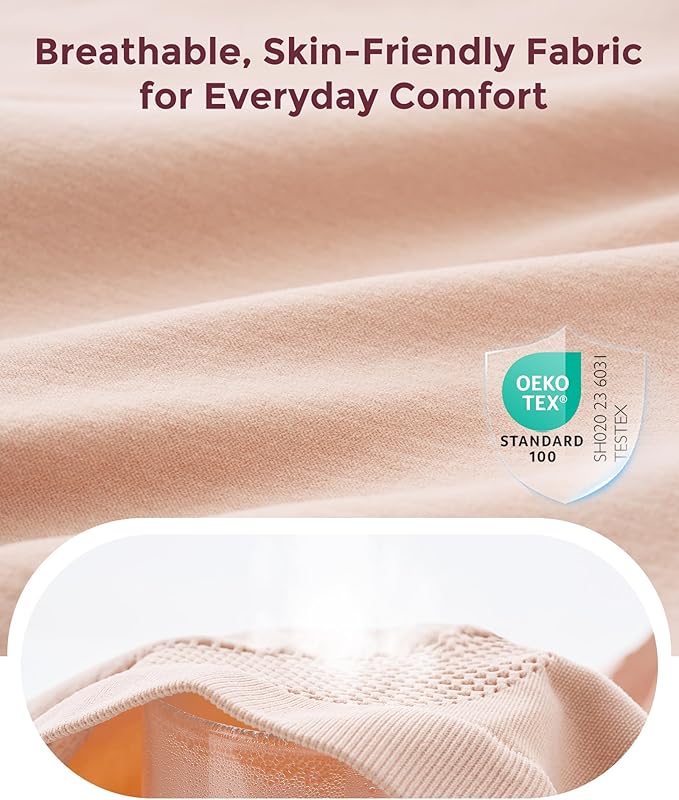 Momcozy PU003 të brendshme për shtatzëni high waist seamless, 3 copë