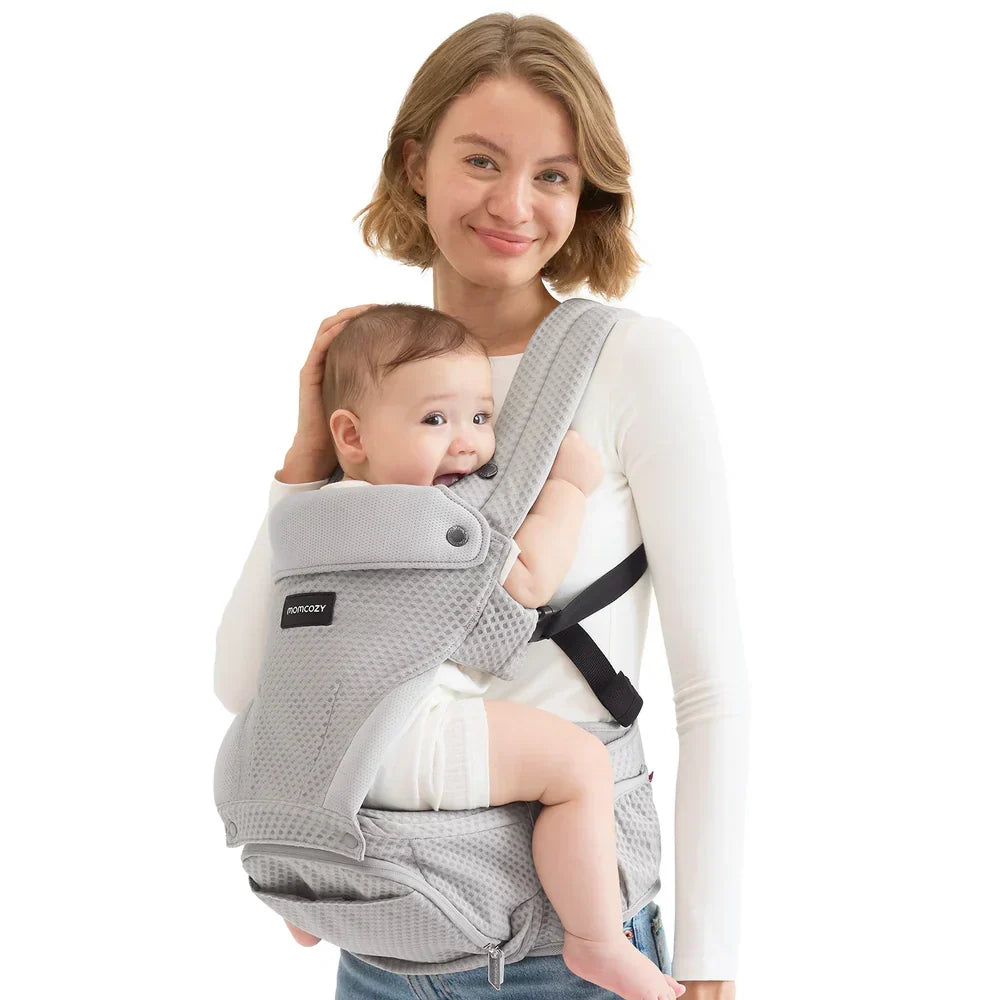 Momcozy kangur (mbajtës) 2n1 me sedilje Air Mesh