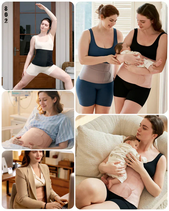Momcozy Ergowrap Petite – Korset mbështetës pas lindjes me dizajn ergonomik dhe material të frymëmarrshëm