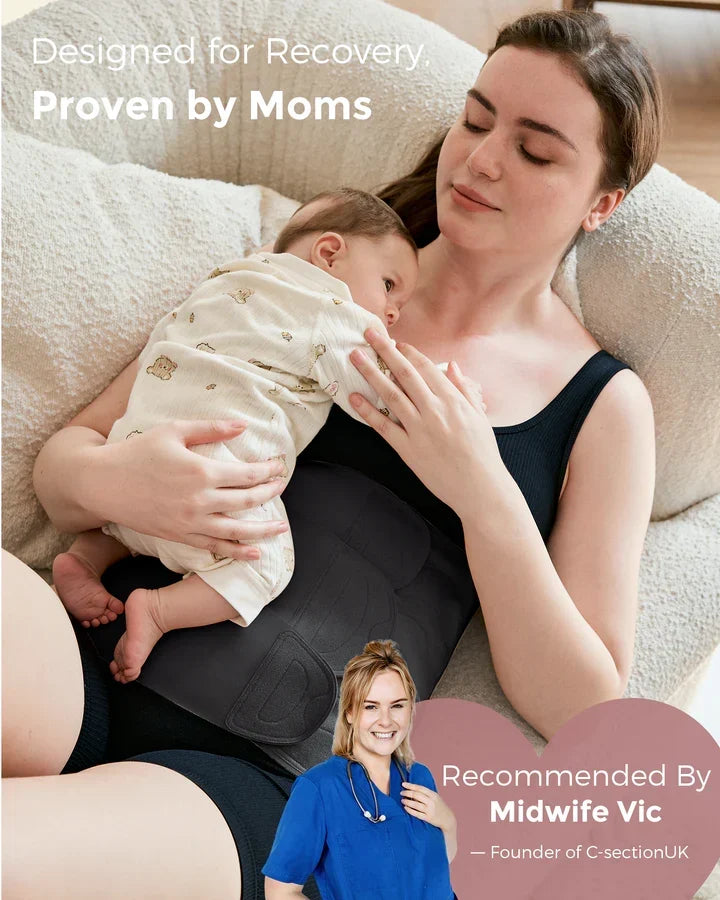 Momcozy Ergowrap Standard – Korset mbështetës pas lindjes me dizajn ergonomik dhe material të frymëmarrshëm