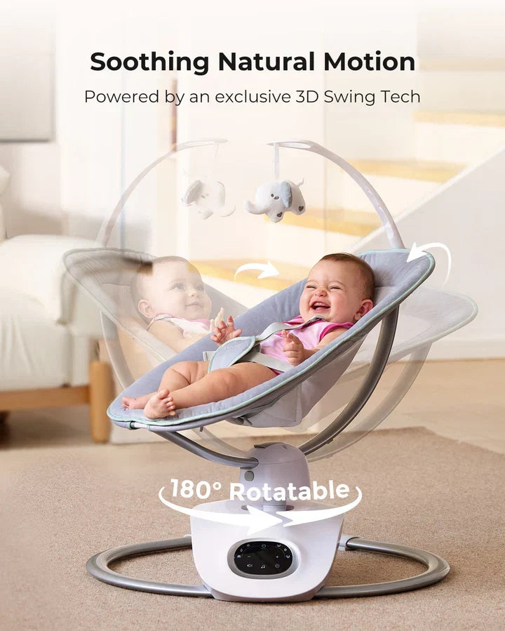 Luhatëse elektrike për bebe Momcozy CocoSway 3D-motion