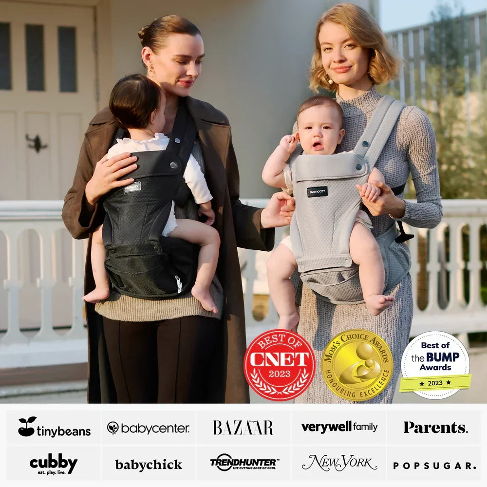 Momcozy kangur (mbajtës) 2n1 me sedilje Air Mesh