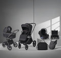 Karrocë për bebe 4 në 1 premium  JO1 (Stroller + Carrycot + Car Seat) – Dizajn modern