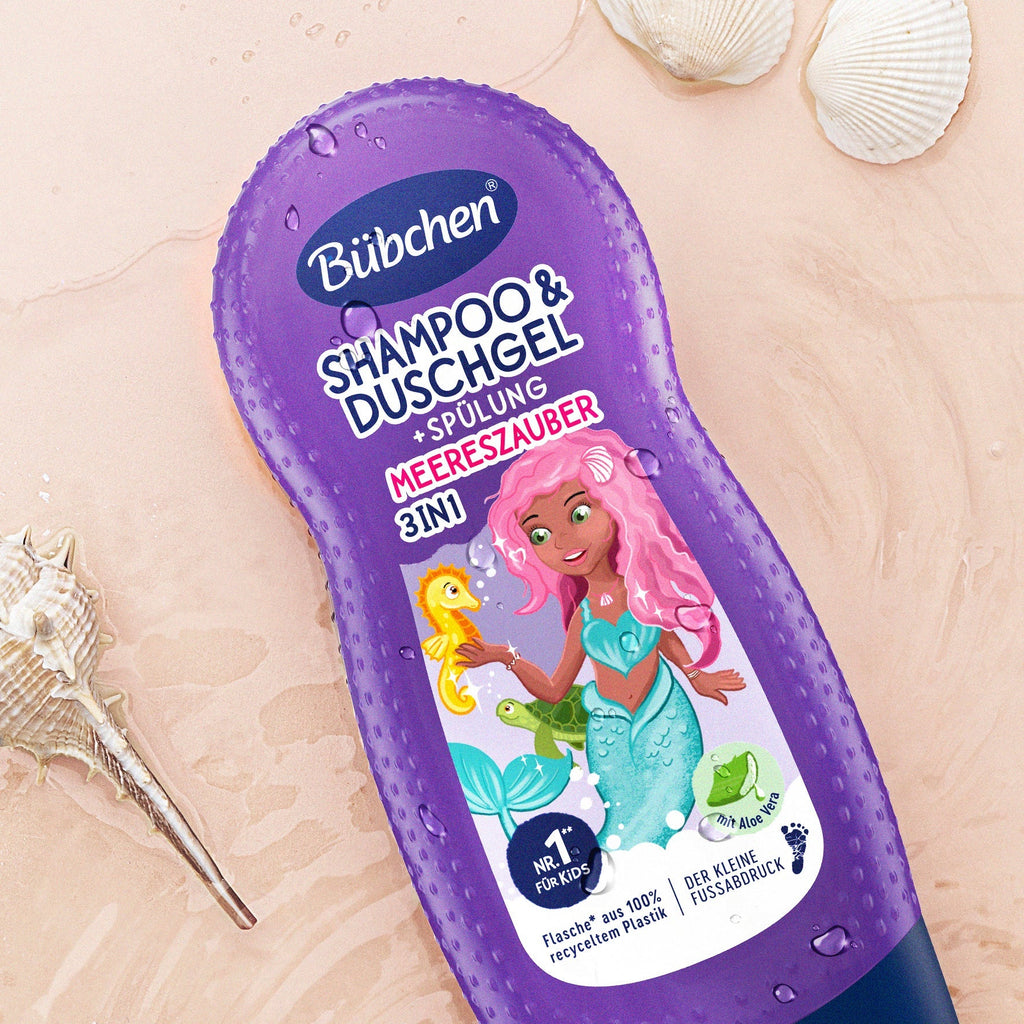 Bübchen Meereszauber – Xhel Dushi, Shampo dhe Kondicioner 3-në-1 për Fëmijë 230ml