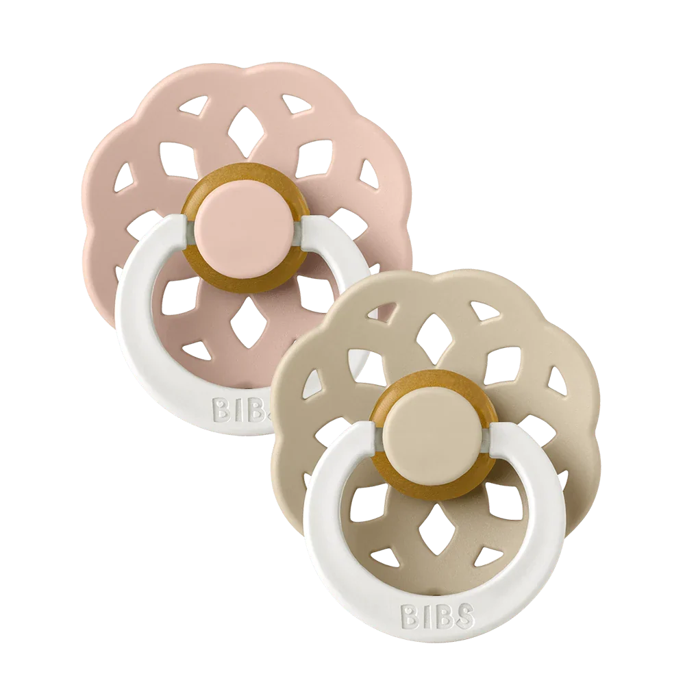 Biberon BIBS Boheme Pacifier GLOW - 2 copë