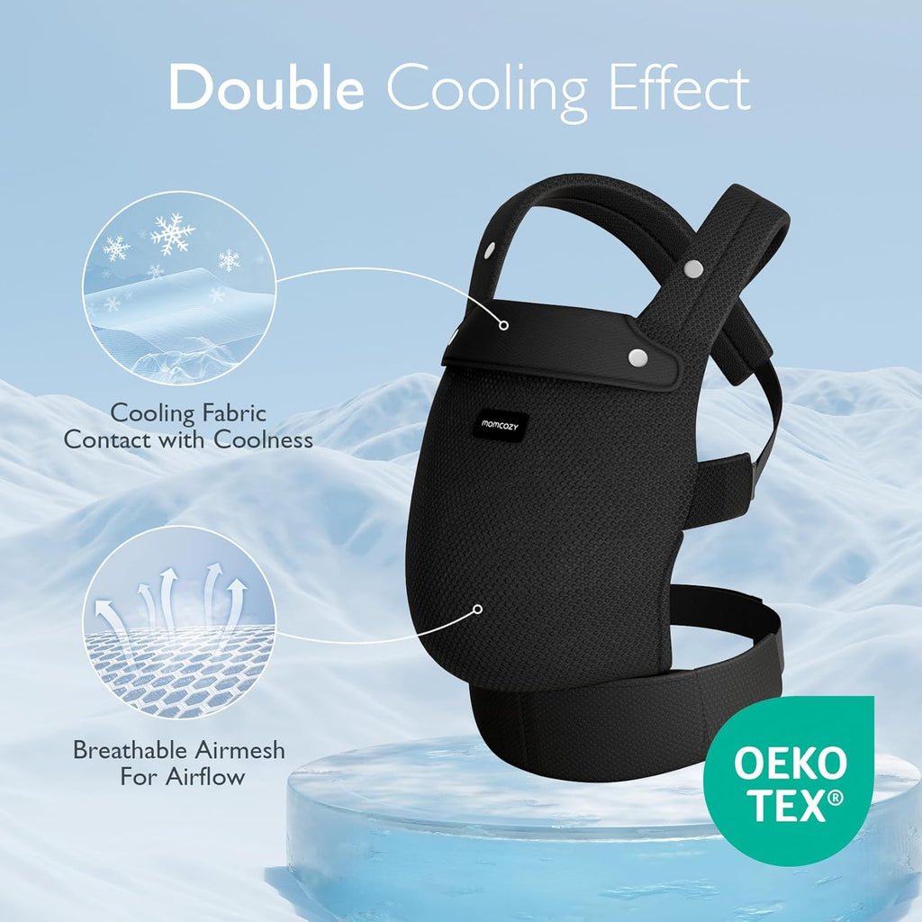 Momcozy BC001 – Kangur - Mbajtës Ajrosës për Foshnjë, 3.5–20 kg