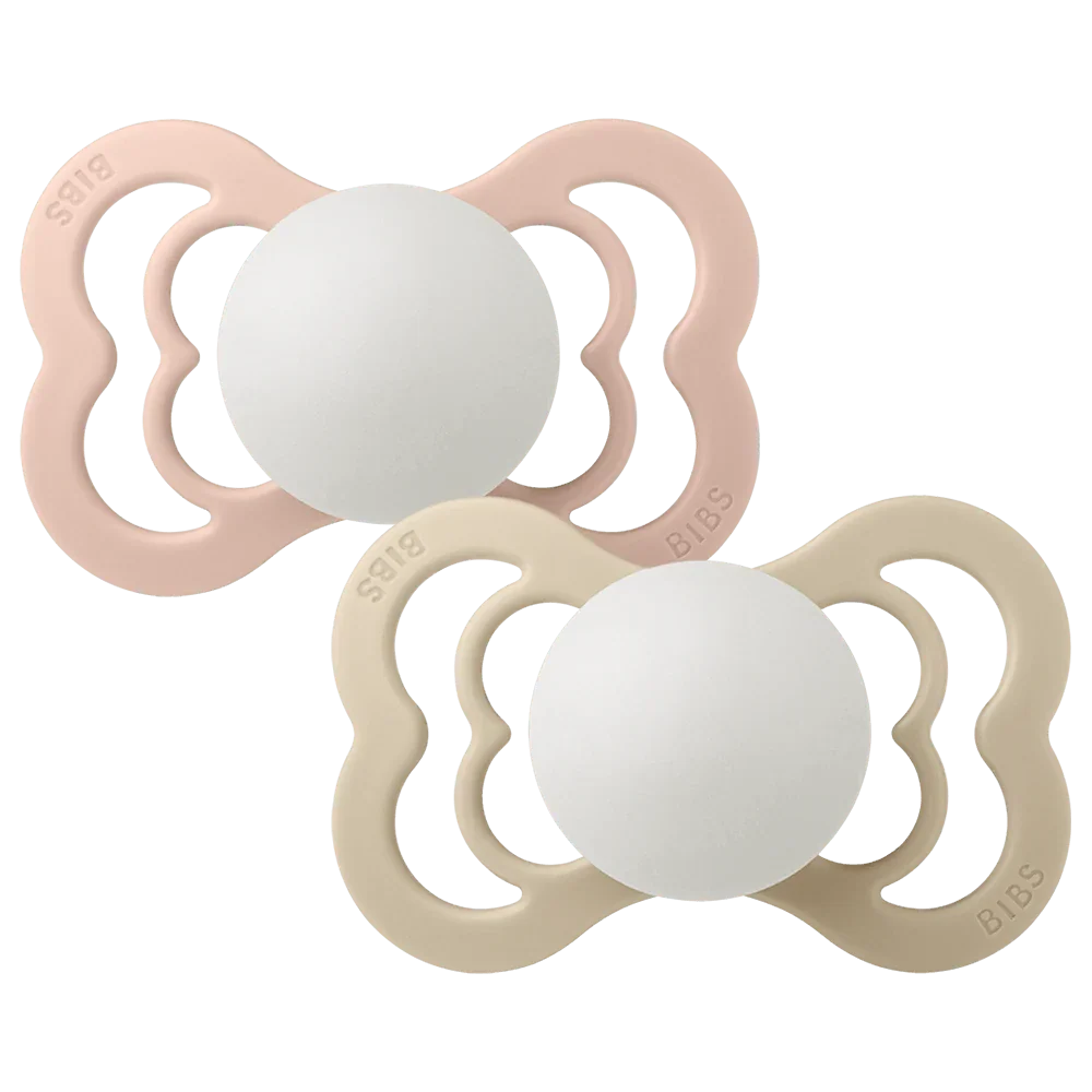 Biberon BIBS Supreme Pacifier GLOW - 2 copë