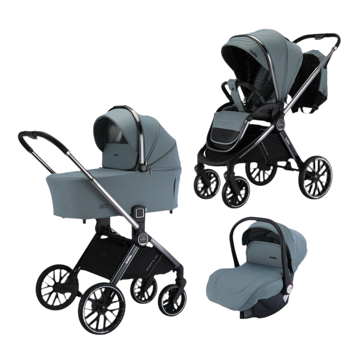 Karrocë Kidilo - Set 4në1 Cortina