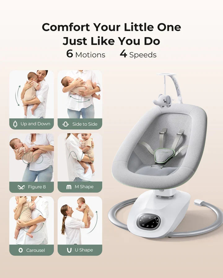 Luhatëse elektrike për bebe Momcozy CocoSway 3D-motion