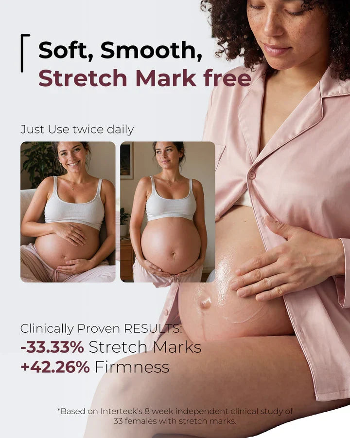 Momcozy Pro-Collagen Belly Moisturizer – Krem Hidratues për Barkun gjatë Shtatzënisë