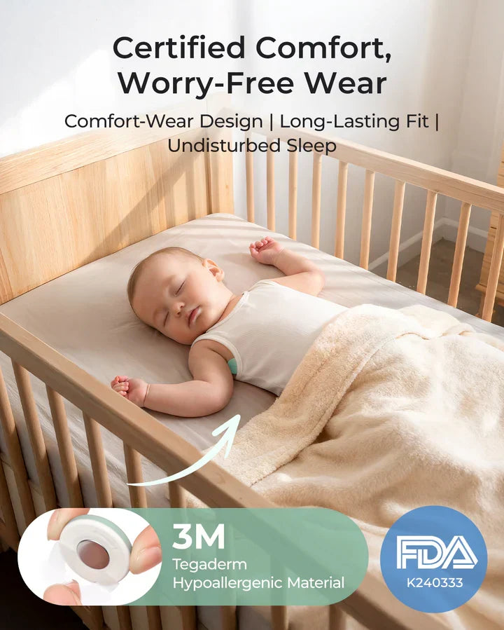 Termometër Momcozy inteligjent për bebe T31 Smart, wearable, me aplikacion, Bluetooth