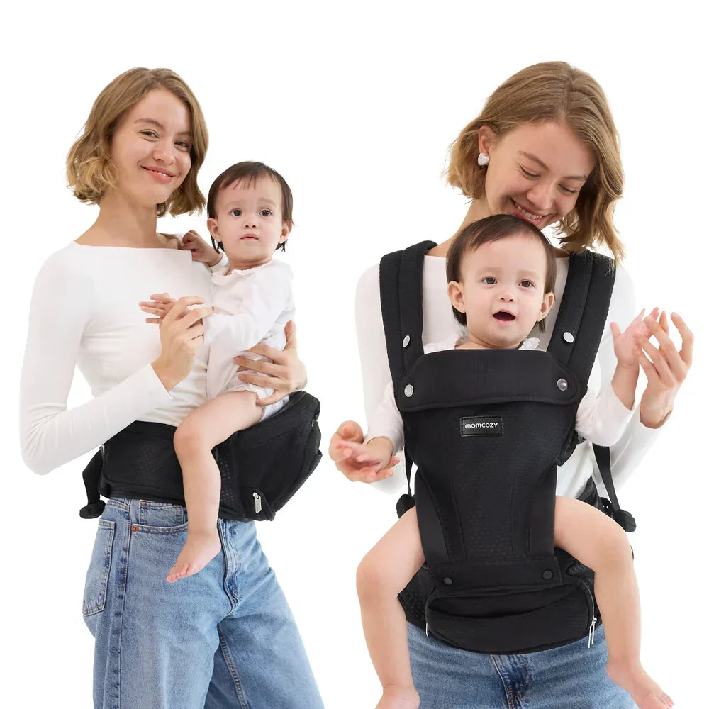 Momcozy kangur (mbajtës) 2n1 me sedilje Air Mesh