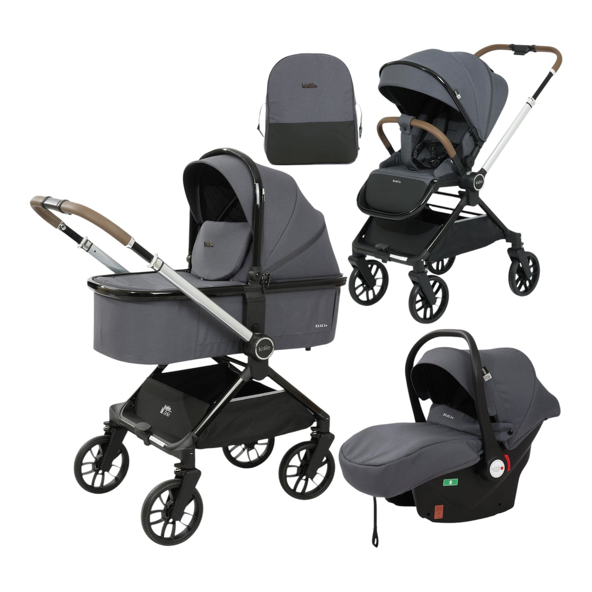 Karrocë Kidilo - Set 4në1 Ravenna