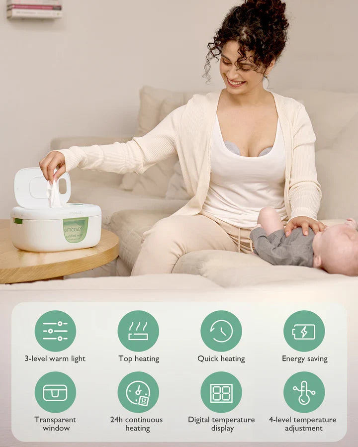 Momcozy WW01 – Ngrohes dhe mbajtës i pecetave (Versioni EU)