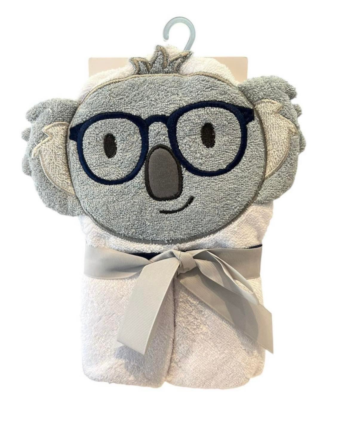 Peshqir për Bebe me Kapuç – Koala Gri