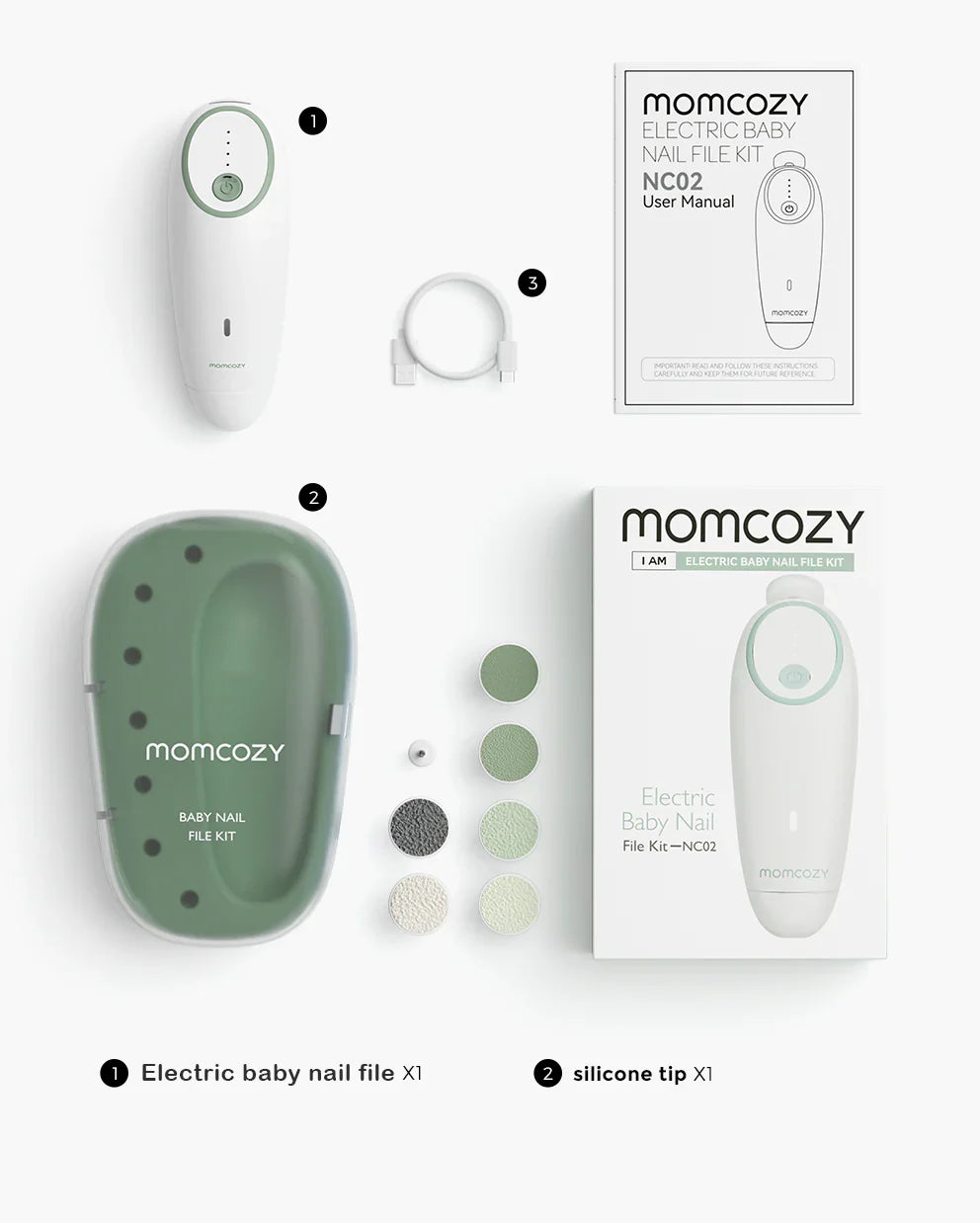 Prerës Elektrik për Thonjtë Momcozy