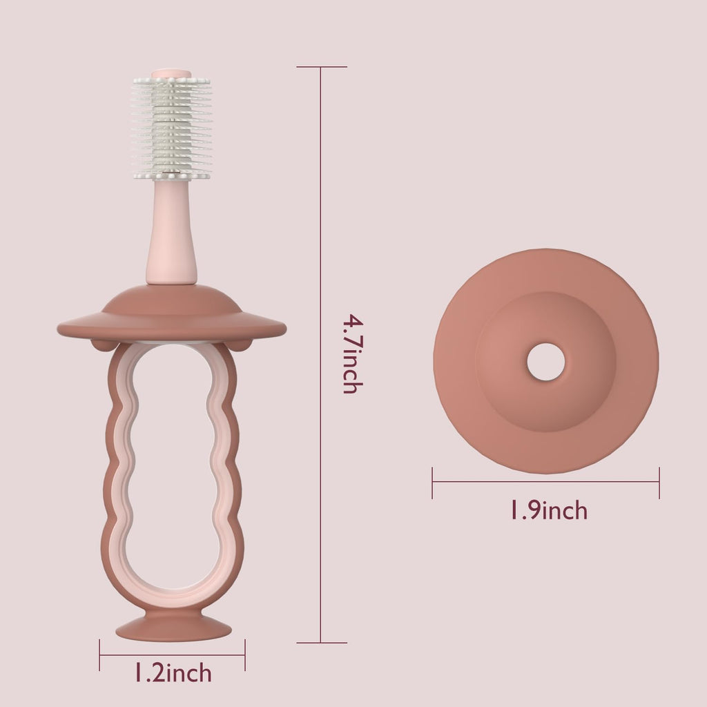 Furçë dhëmbësh për bebe Momcozy Baby Toothbrush , e gjelbert