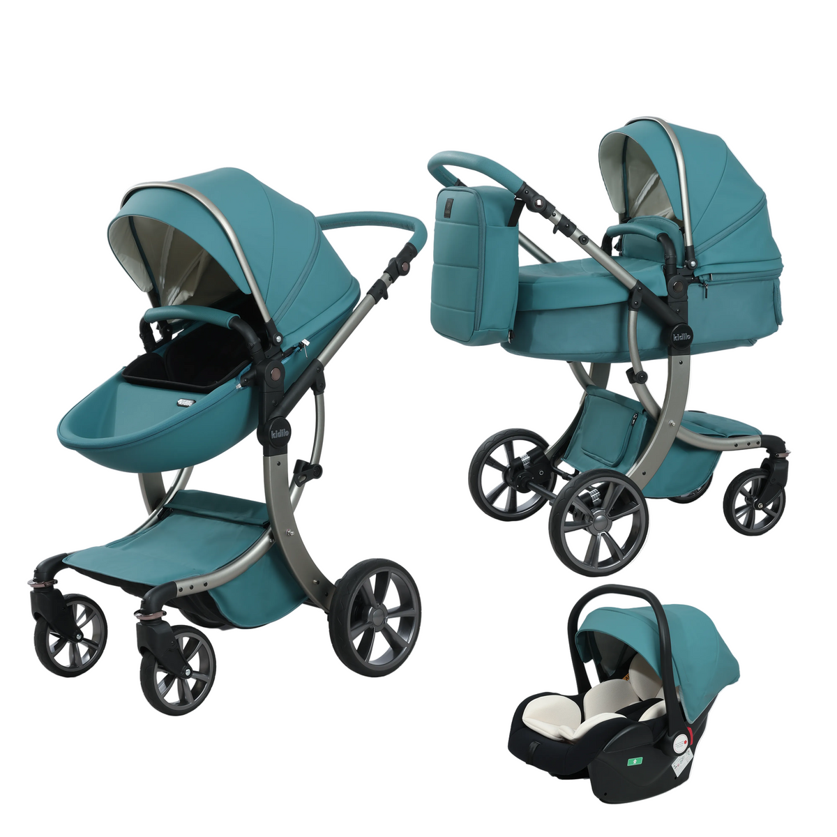 Karrocë Kidilo - Set 3në1 Siena