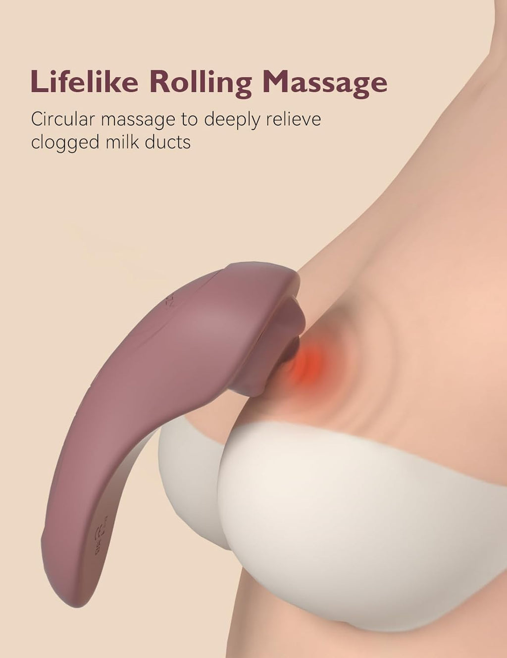 Momcozy 3në1 Masazhues Pompimi (Kneading Lactation Massager)