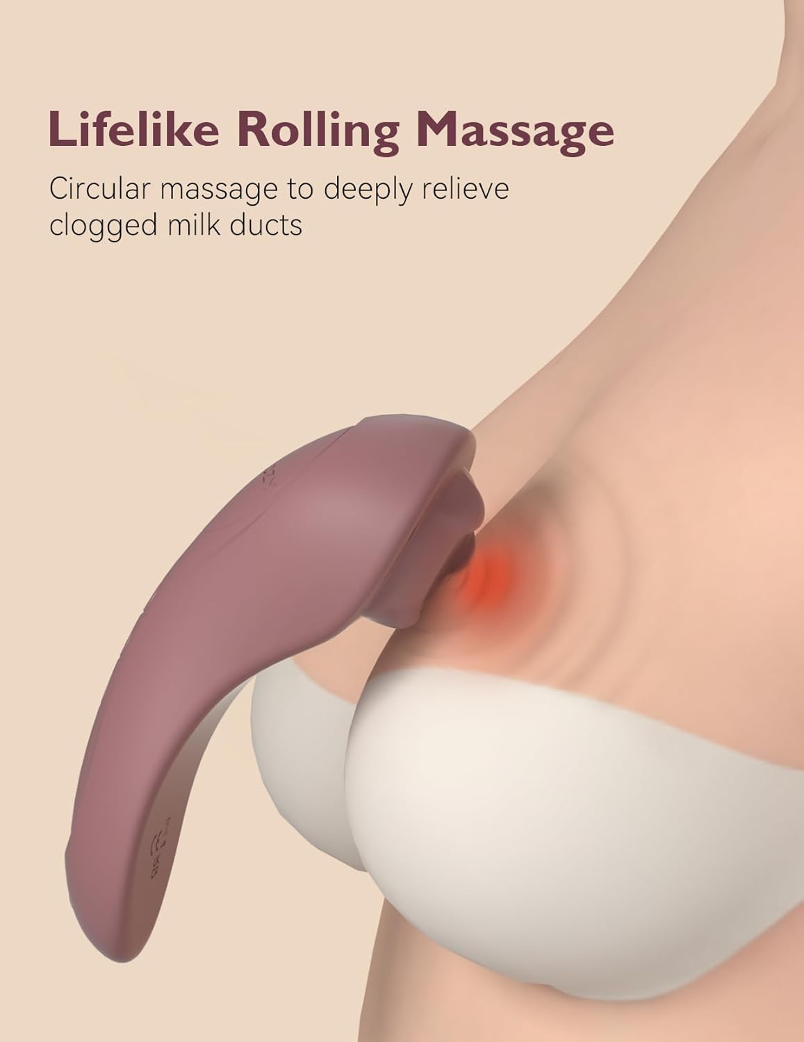 Momcozy 3në1 Masazhues Pompimi (Kneading Lactation Massager)