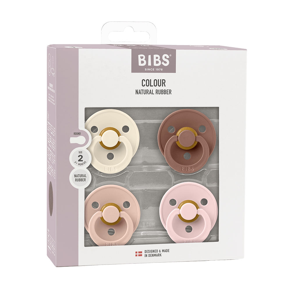 Biberon BIBS Colour Pacifier - 4 copë