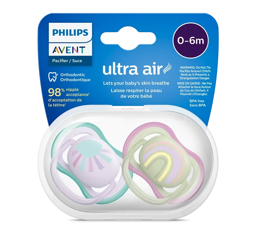 Biberon Philips Avent Ultra Air 0-6 muaj – Set 7 (2 copë)