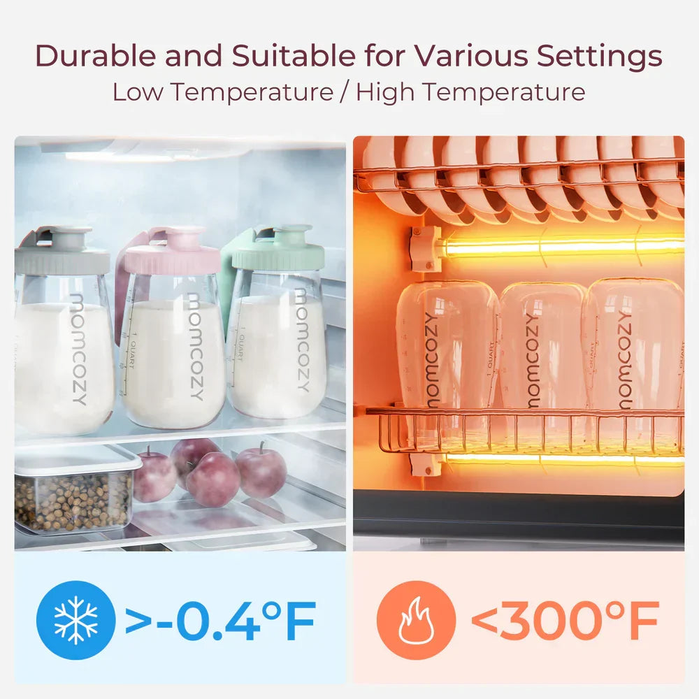 Momcozy bokall për ruajtjen e qumështit të gjirit, 150ml