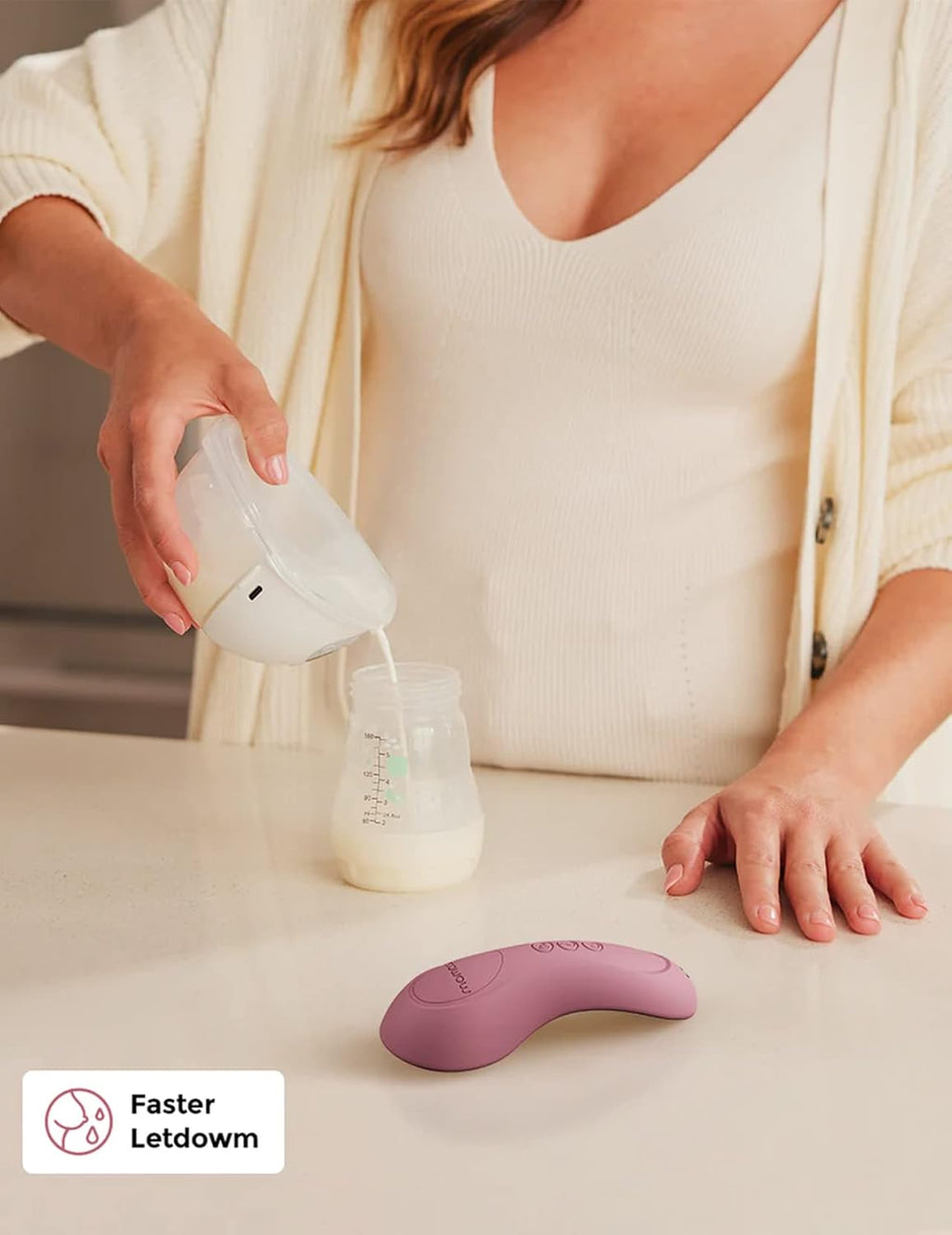 Momcozy 3në1 Masazhues Pompimi (Kneading Lactation Massager)