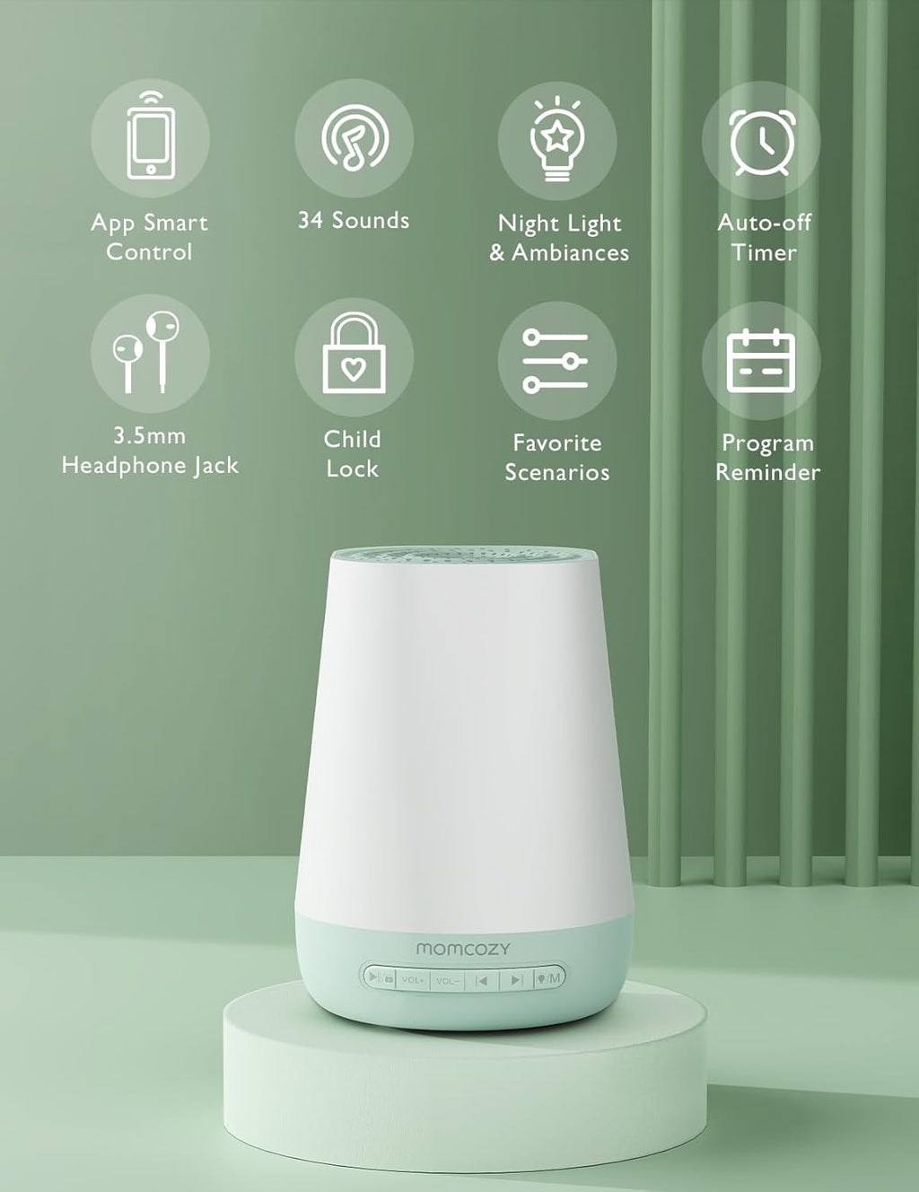 Momcozy – Makina Smart e Zërave për Fëmijë me Kontroll përmes Aplikacionit