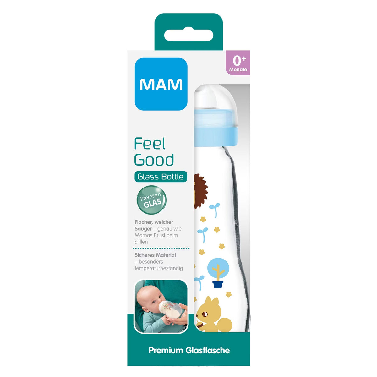 Shishe Qelqi MAM - 260ml (2m+)