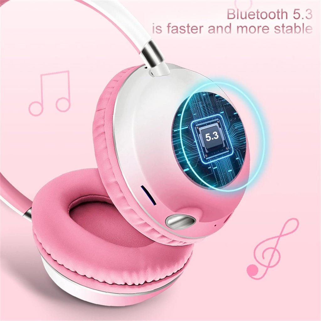 Kufje Bluetooth për Fëmijë me Veshë Mace – AKZ K62