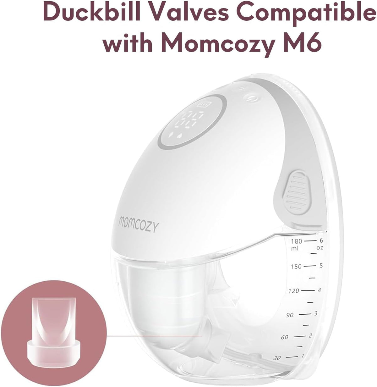Valvula rezervë duckbill për pompë gjiri Momcozy M5
