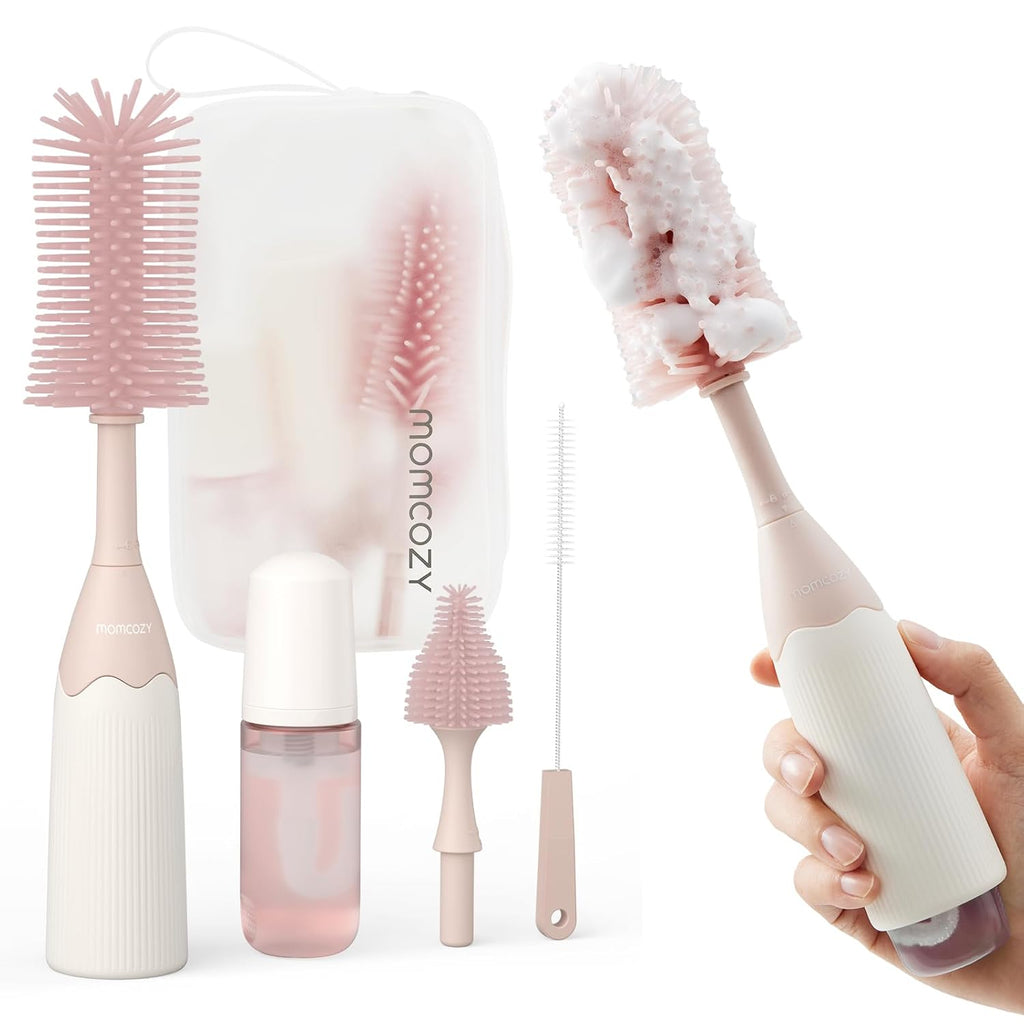 Momcozy LS002 – Set pastrimi shishesh për bebe me Dizajn “Push-Press”