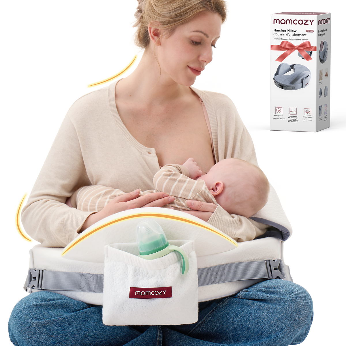 Jastëk ushqyerjeje Momcozy CozyPro për gjidhënie