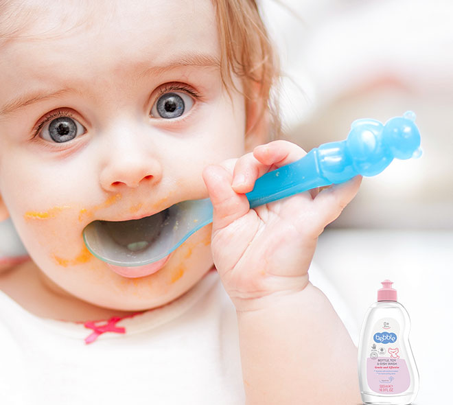Detergjent Pastrues për Shishe, Lodra dhe Enë – Bebble 500ml