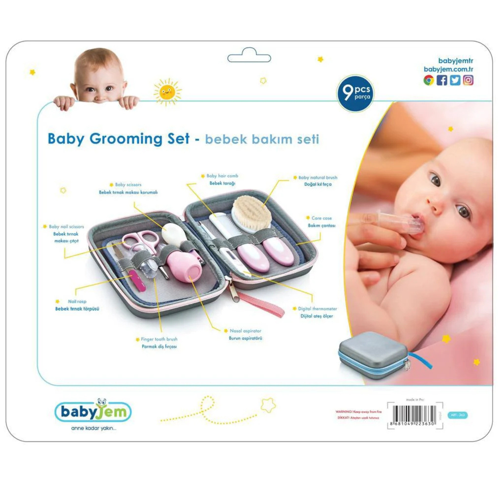 Set Higjienik për Bebe 9 Pjesë - Modeli 1