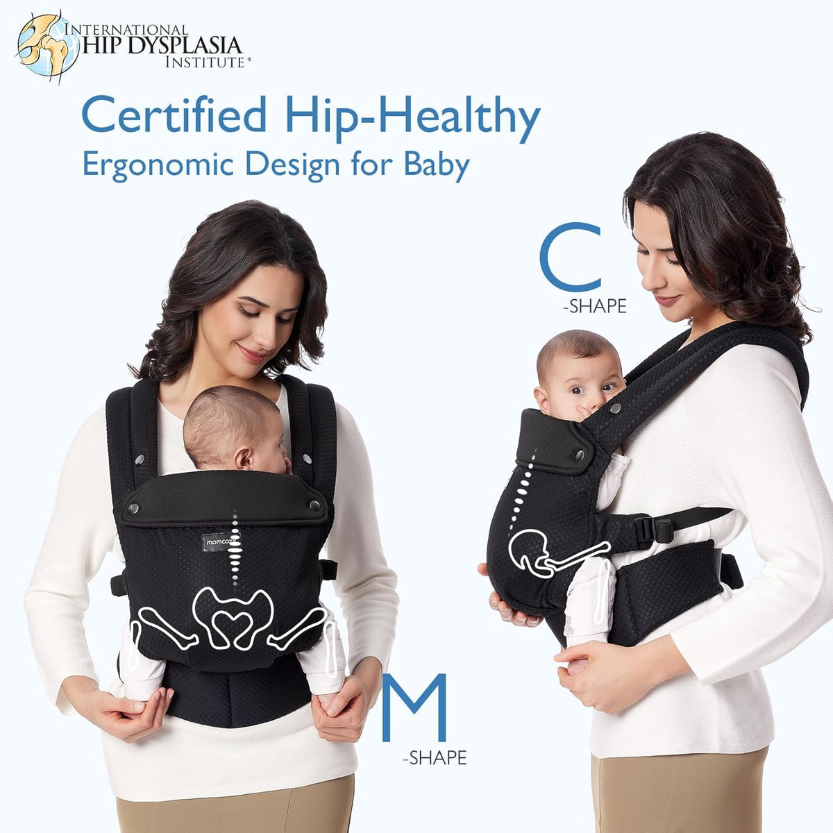 Momcozy BC001 – Kangur - Mbajtës Ajrosës për Foshnjë, 3.5–20 kg