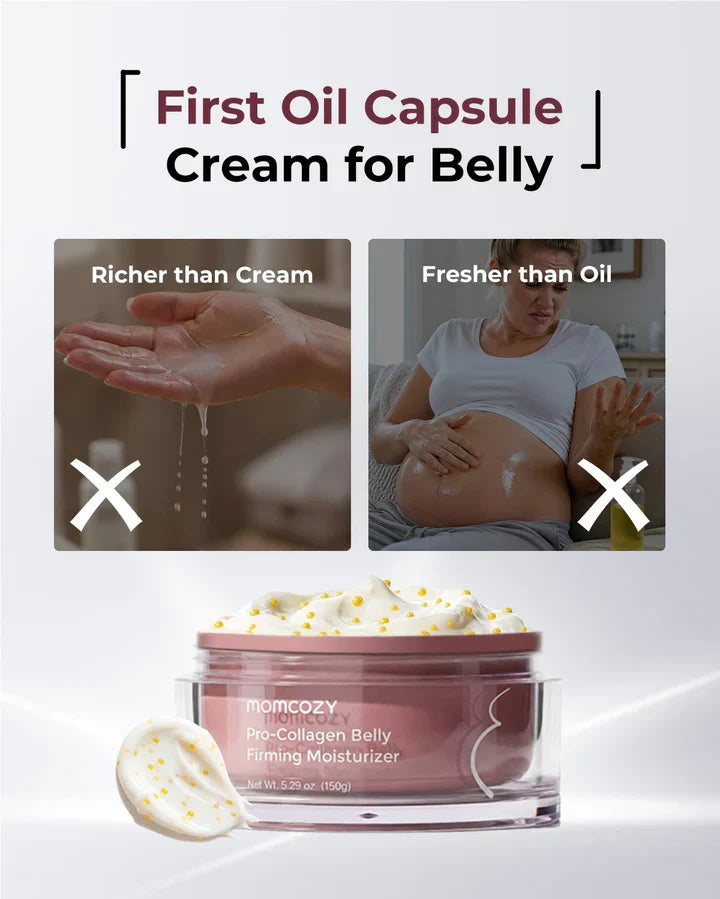 Momcozy Pro-Collagen Belly Moisturizer – Krem Hidratues për Barkun gjatë Shtatzënisë
