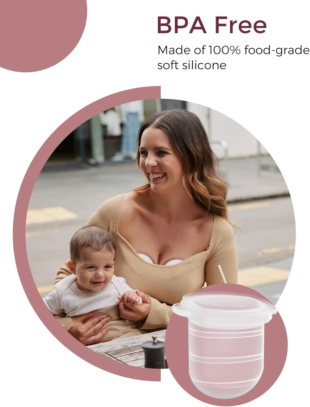 Membranë rezervë për pompë gjiri Momcozy Mobile Style M6, 2 copë