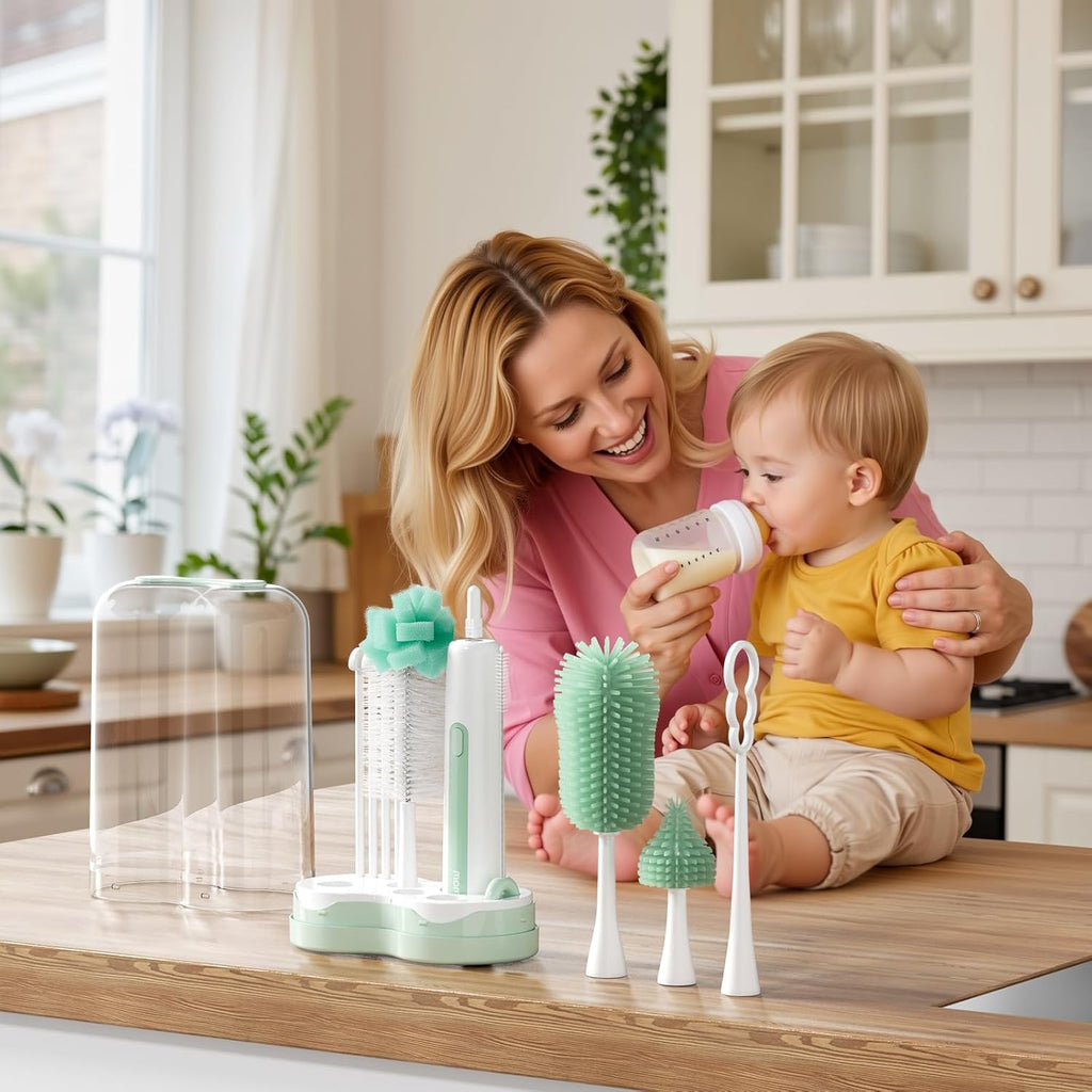Momcozy – Set elektrik pastrimi shishesh për bebe 7 në 1