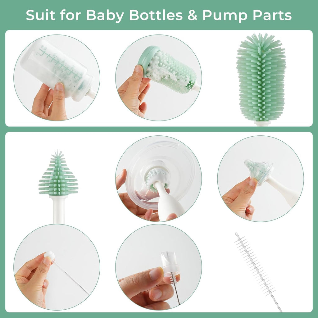 Momcozy LS002 – Set pastrimi shishesh për bebe me Dizajn “Push-Press”