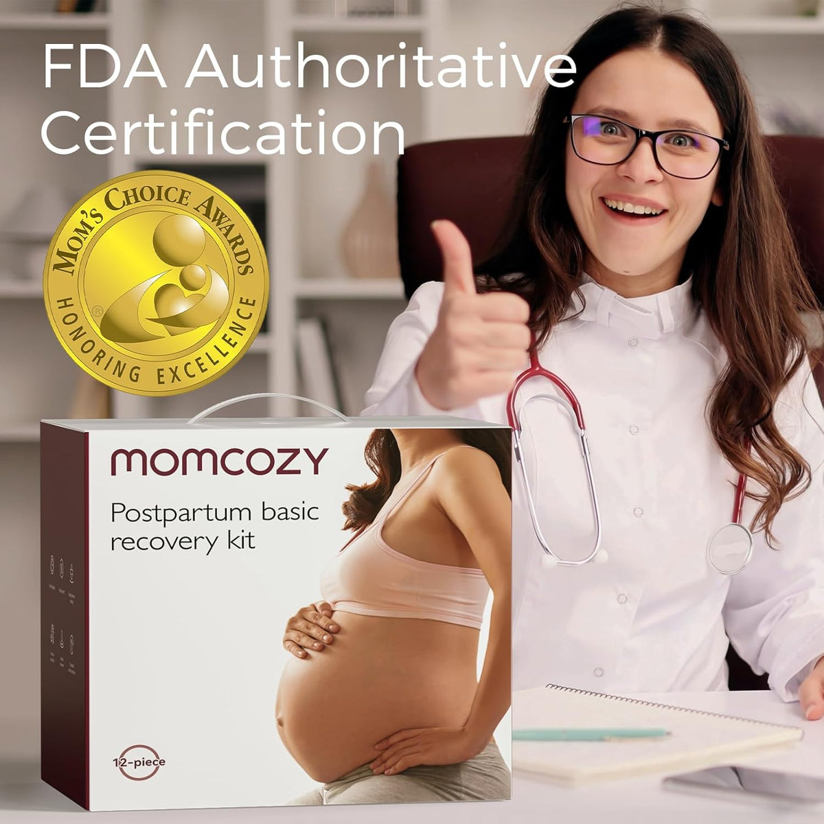 Momcozy PK007 – Seti Thelbësor për Rikuperim Pas Lindjes (Postpartum Recovery Essentials Kit)