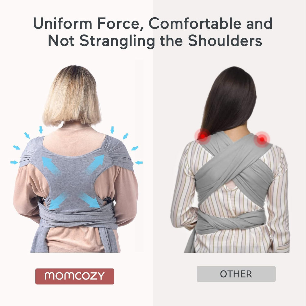 Momcozy – Mbështjellëse për Foshnjë “Baby Wrap Carrier”